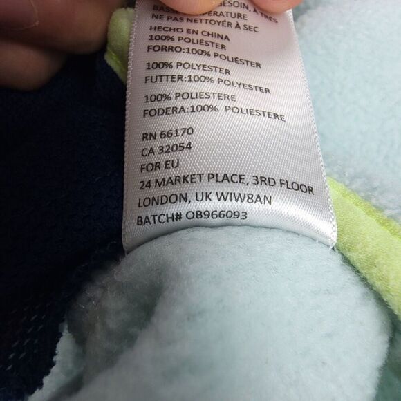 URBAN OUTFITTERS Vintage 90s Fleece Neon 1/2 Zip Sweater Jacket Small Gorpcore - Picture 9 of 9